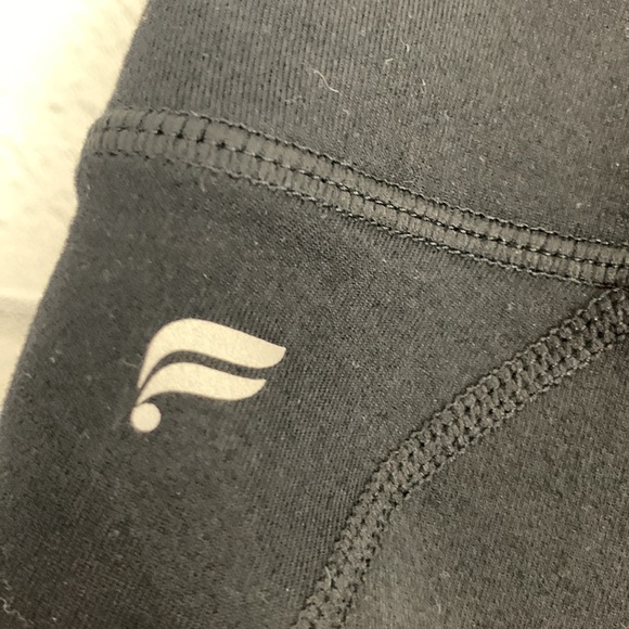 Fabletics Powerhold Leggings. Size Small. Hidden pocket. Black Nude. Sheer - Picture 6 of 11